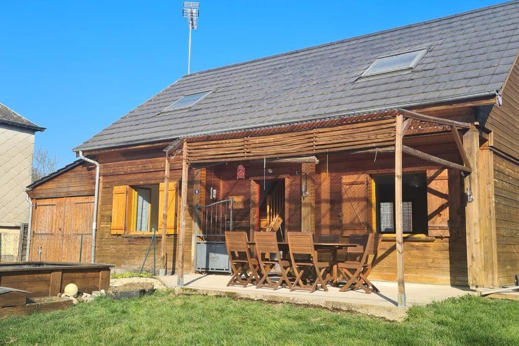 Chalet Antlana Maison Chaleureuse Signy-lʼAbbaye Esterno foto
